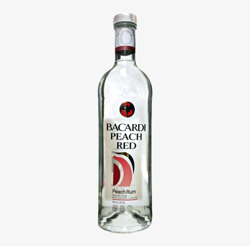 Hover Over Image To Zoom - Bacardi Rum Peach Red, transparent png download