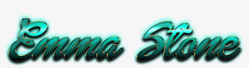 Emma Stone Name Logo Png - Emma Stone Name Png, transparent png download