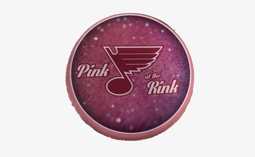 St Louis Blues Nhl Pink At The Rink Souvenir Hockey - St Louis Blues, transparent png download