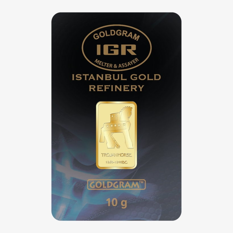 Special Edition 24k Trojan Horse Minted Bar * Gift, transparent png download