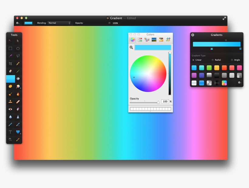 Gradient Tool Pixelmator Tutorials, transparent png download