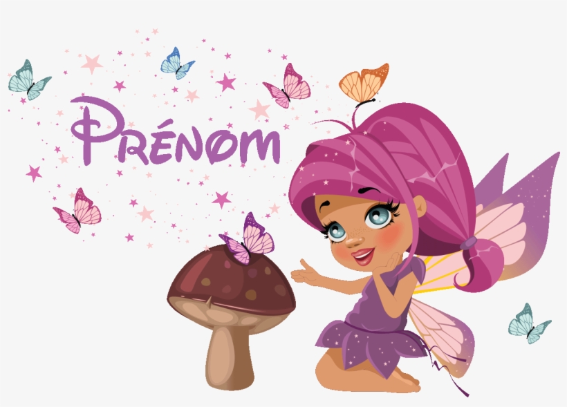 Sticker Prenom Personnalise Fee Des Bois Ambiance Sticker, transparent png download