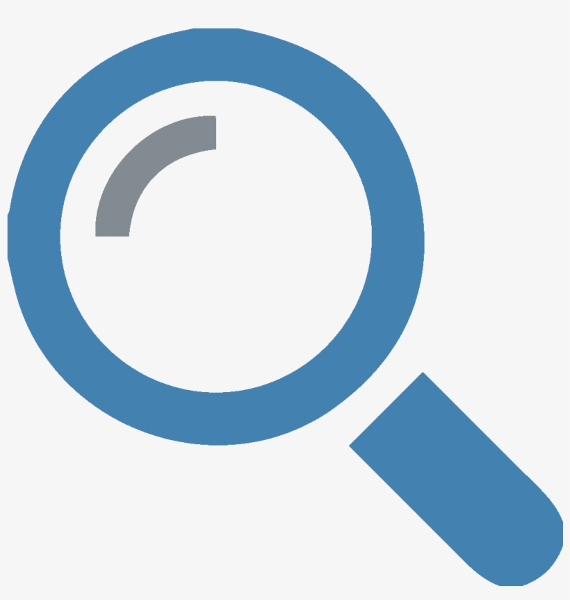 Blue Search Icon Transparent Background