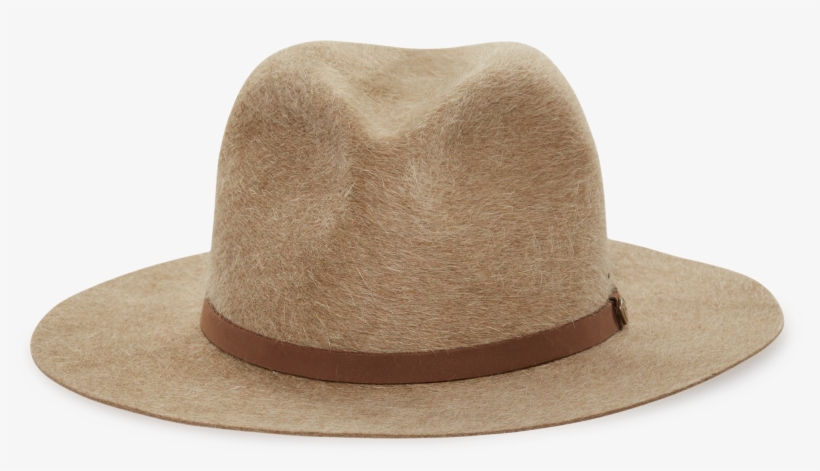 The Accountant Camel Rabbit Fur Felt Fedora Hat Front, transparent png download