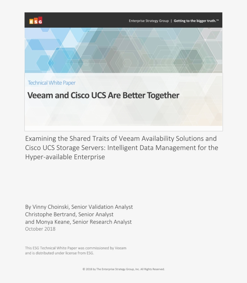 Veeam And Cisco Ucs Are Better Together, transparent png download