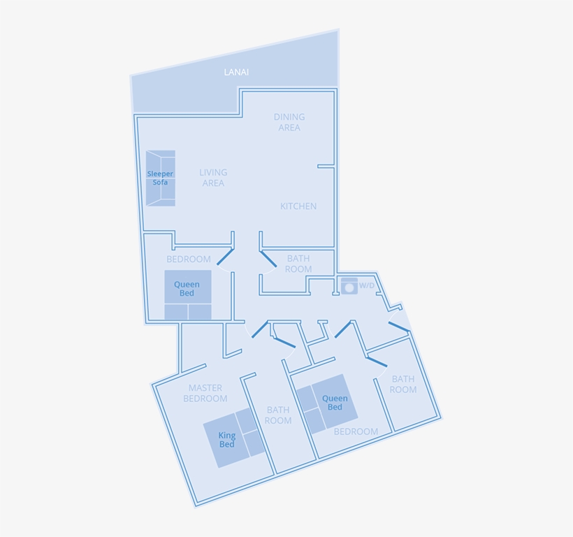 3 Bedroom, 3 Bath Condo Rental, transparent png download