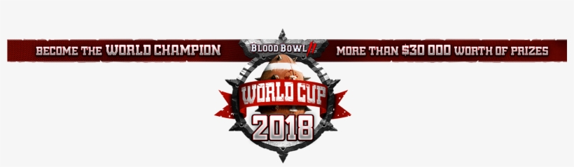 Blood Bowl 2 Worldcup 2018 Logo - Blood Bowl, transparent png download