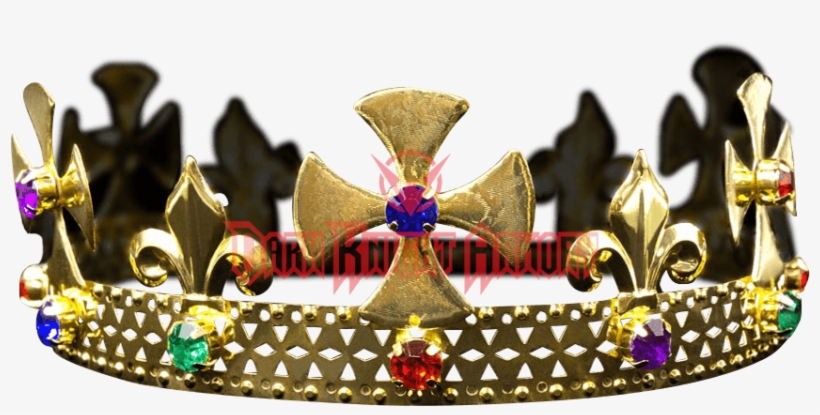 Multi-colored Gold Kings Crown - Crown, transparent png download