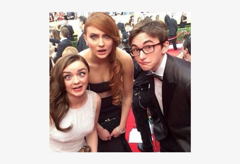 Jennifer Lawrence And Emma Watson Meet, Engage In Wacky Sophie Turner