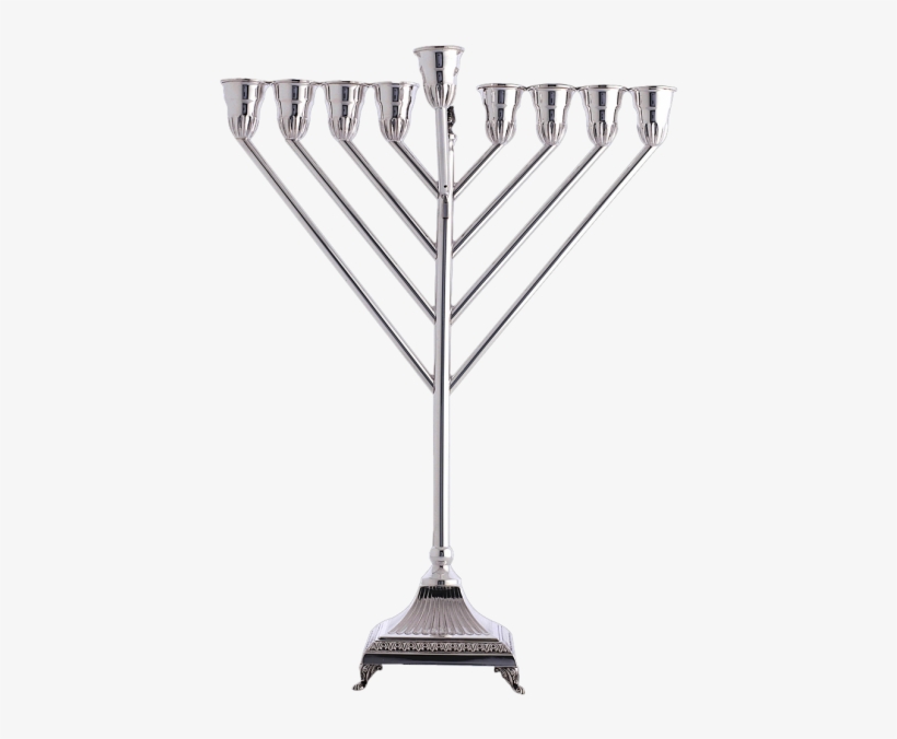 Close Chabad Rubin Menorah - Chanukah Menorah Chabad Png, transparent png download