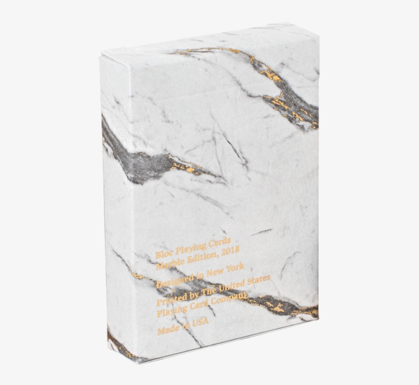 Bloc Playing Cards Is A Young Company Devoted To The - Marble Bloc Playing Cards, transparent png download