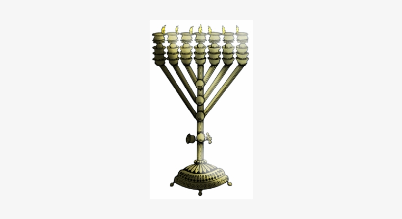 Menorah Connection - Menorah With Diagonal Branches, transparent png download