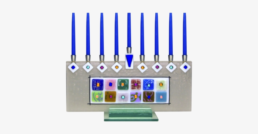 Menorah 12 Tribes - Beames Designs Twelve Tribes Menorah, transparent png download