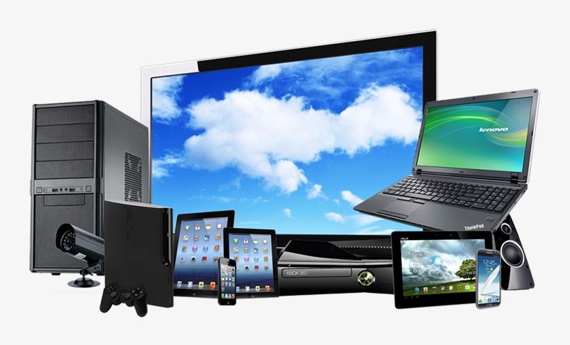 Download Computer Technology Png Image Background - Computers Collage ...