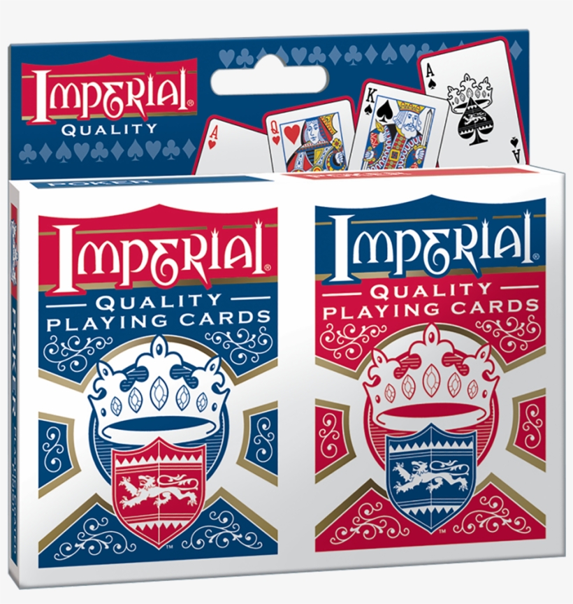 Imperial® Twin Pack Poker Playing Cards - Patch Products 1452 Imperial Twin Pack Playing Cards, transparent png download
