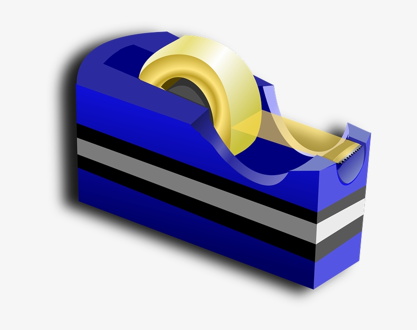 Adhesive Tape, Scotch Tape, Tape, Office, Stick, Role - Cinta Adhesiva De Oficina, transparent png download