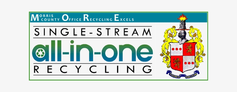 Image Of Morris County Office Recycling Excels Banner - Morris County, New Jersey, transparent png download