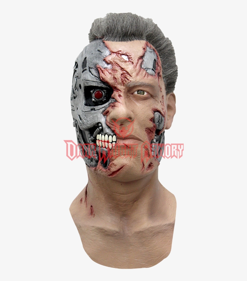 Terminator Genisys T-800 Costume Mask - Terminator T-800 For Adult Mask, transparent png download