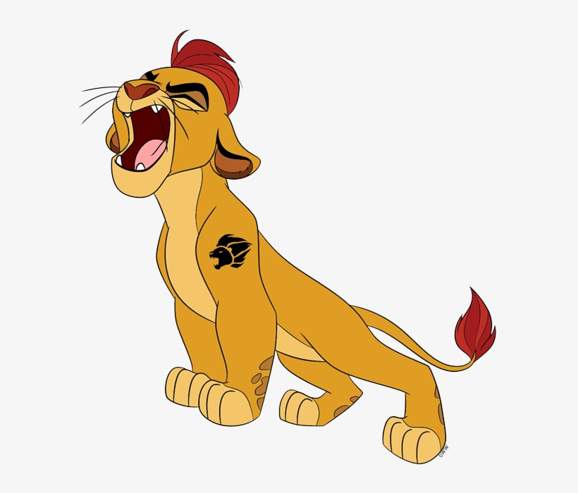 Jpg Black And White Library Lion Roaring Clipart - Lion Guard Kion Clipart, transparent png download