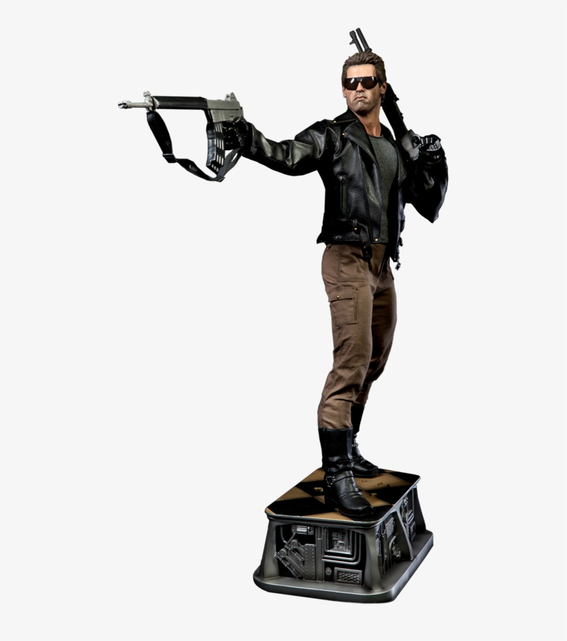 5" Terminator Premium Format™ Figure The Terminator - Terminator Premium Format Maquette, transparent png download