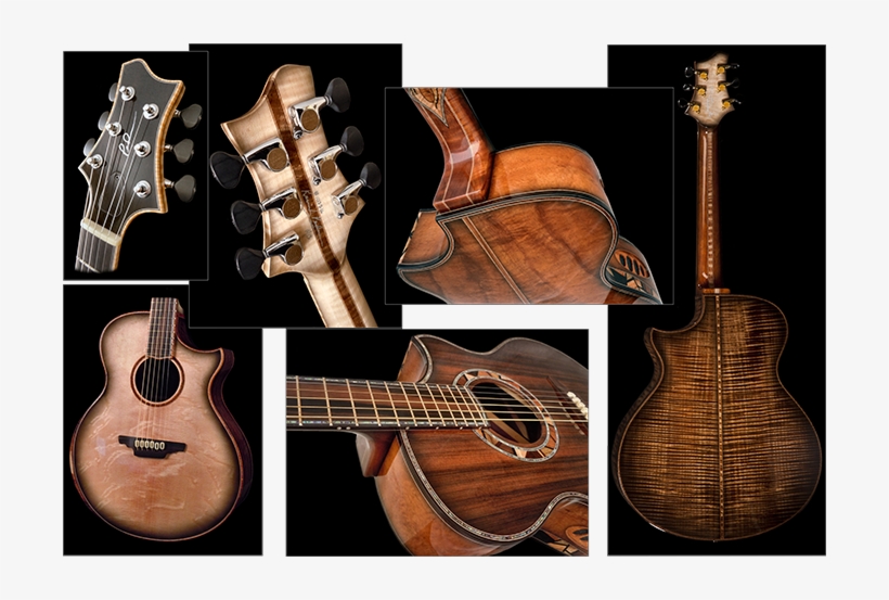 Handmade Acoustic Guitar - Custom Acoustic Guitar Form, transparent png download