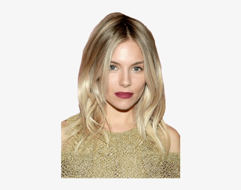 Sienna Miller Red Lips Png - Sienna Miller Hair, transparent png download