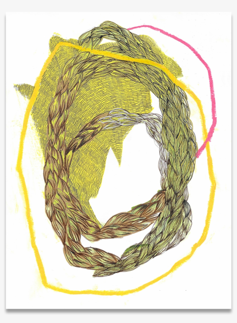 Hair • Acrylic Paint, Oil Pastel, Pen &amp - Marker Pen, transparent png download
