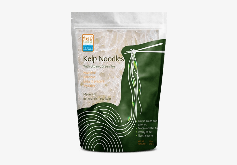 Organic Green Tea Kelp Noodles - Sea Tangle Kelp Noodles 1 Pound, transparent png download