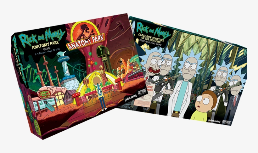 Cryptozoic Announces 2 New Rick And Morty Games - Rick And Morty Deck Building Game, transparent png download