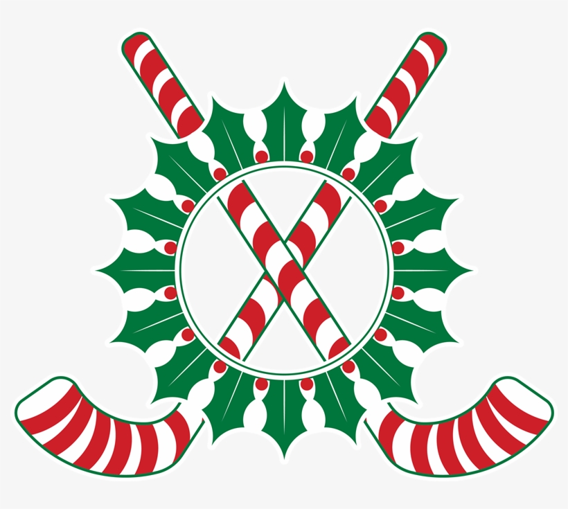 Crossing Hockey Sticks With Wreath - Gangarampur Government Polytechnic Logo, transparent png download