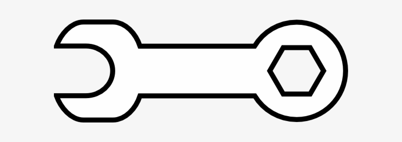 White Clip Art At Clker Com Vector - Black And White Tool Clip Art, transparent png download