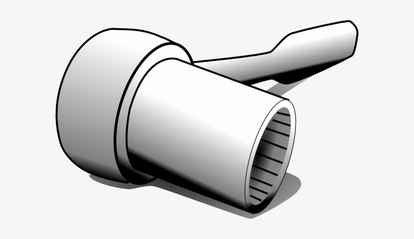 Free Vector Wrench Clip Art - Socket Wrench Clipart, transparent png download
