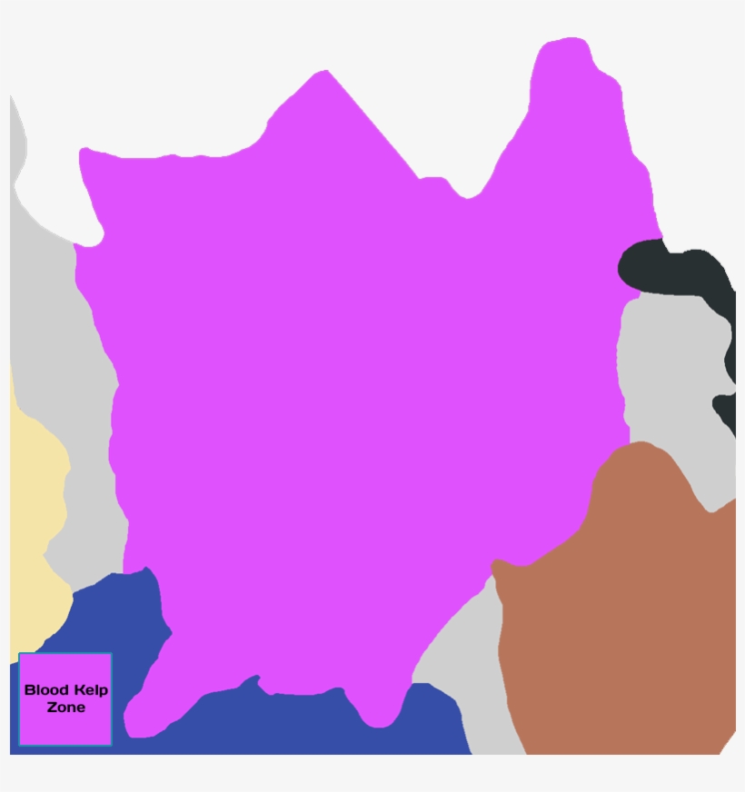 Info Blood Kelp Zone North Biome, transparent png download