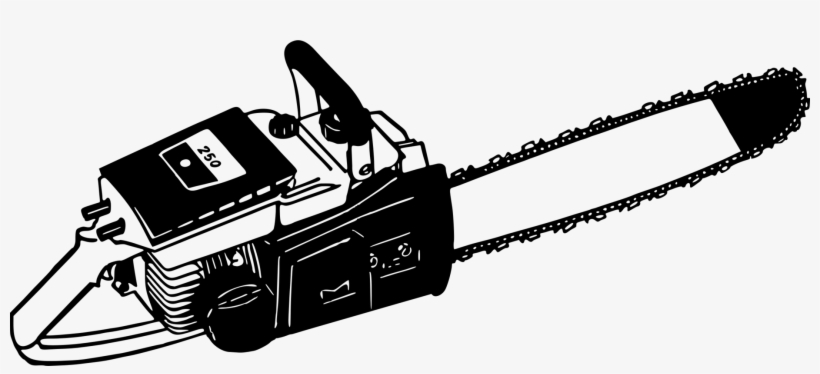 All Photo Png Clipart - Chainsaw Clipart Black And White, transparent png download