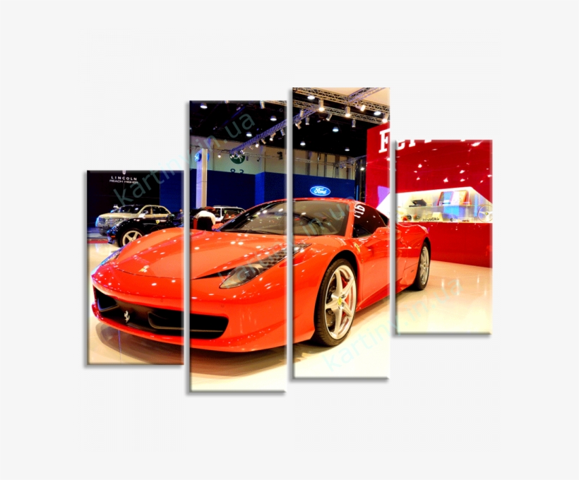 Картина Ferrari - Abu Dhabi, transparent png download