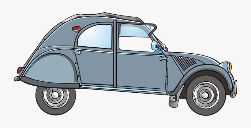Auto, Automobile, Car, 2 Cv, Citroën - Citroen 12 Cv, transparent png download