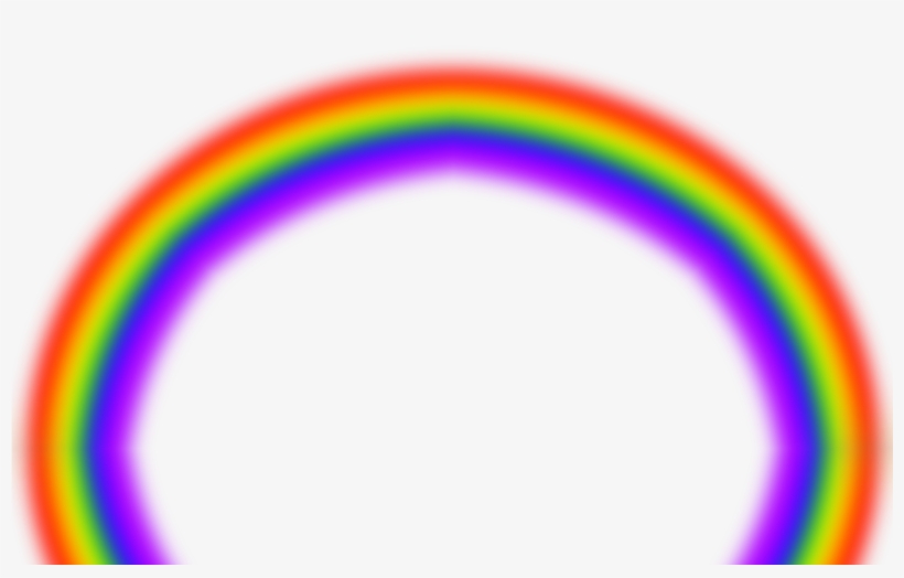 Blurry Rainbow - Rainbow Clipart, transparent png download