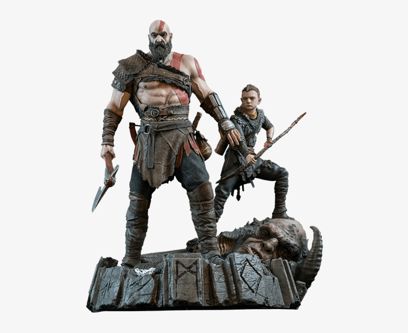 Of Santa Monica Studio, This Signature 15” Tall Polystone - Action Figure God Of War, transparent png download