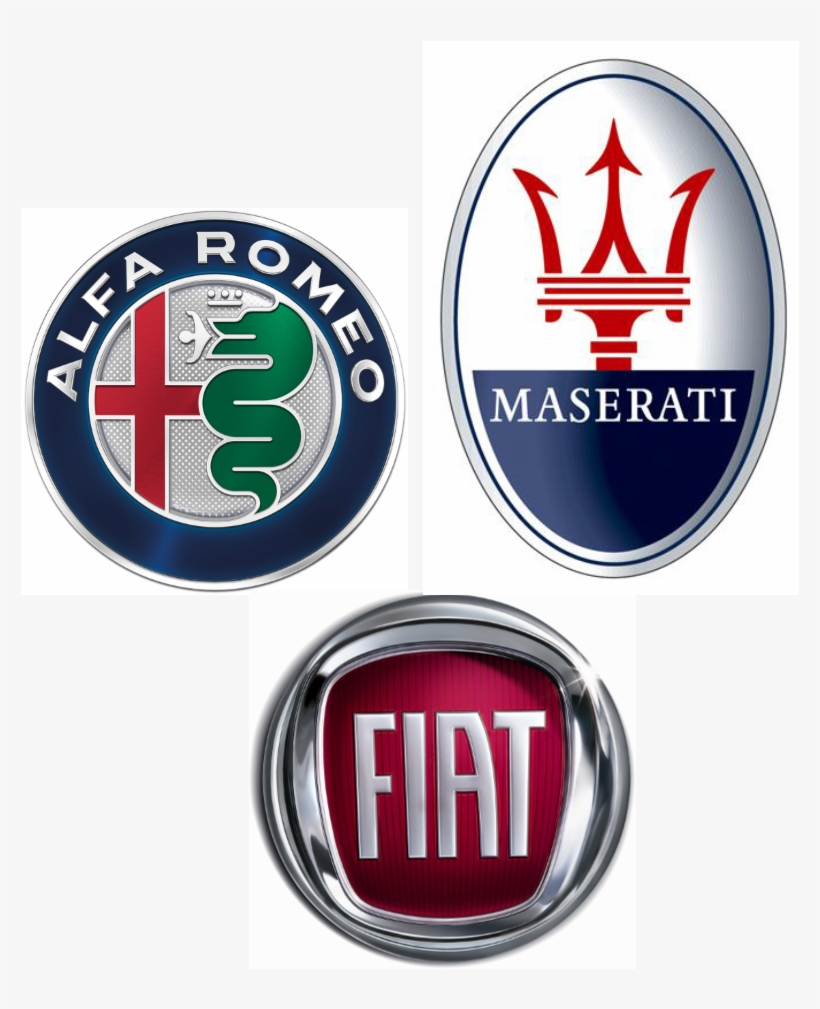 Fiat Maserati Alfa Logo - Maserati Alfa Romeo Fiat, transparent png download