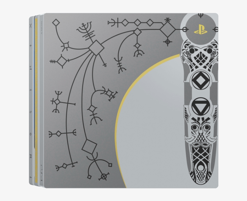 Sony Playstation®4 Pro 1tb Limited Edition God Of War - God Of War Ps4 Pro, transparent png download