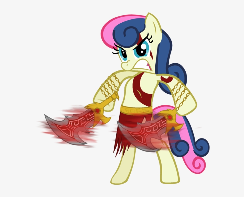 Bon Bon, Crossover, God Of War, Kratos, Safe, Sweetie - God Of War, transparent png download
