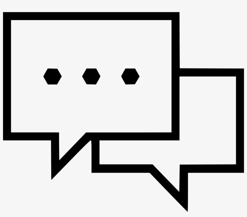 Conversation Talk Bubble Communication Message - Icon, transparent png download