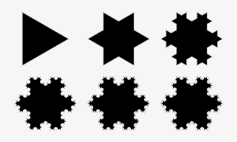Snowflake - Koch Snowflake, transparent png download