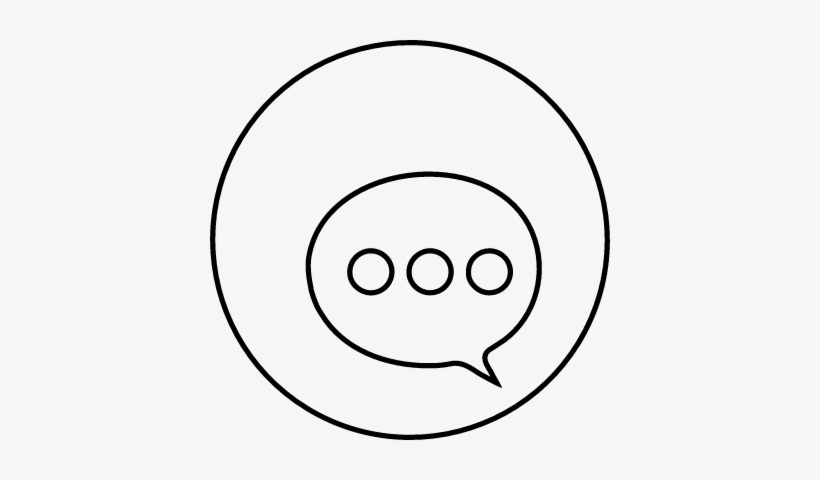 Speech Bubble With Three Dots Vector - Uu Chalice, transparent png download