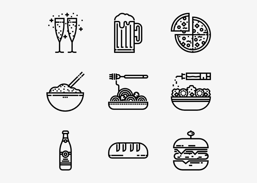Food And Restaurant - Web Hosting Icon, transparent png download