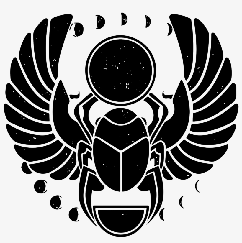 Tattoo Ancient Egypt Khepri Scarab Beetle, transparent png download