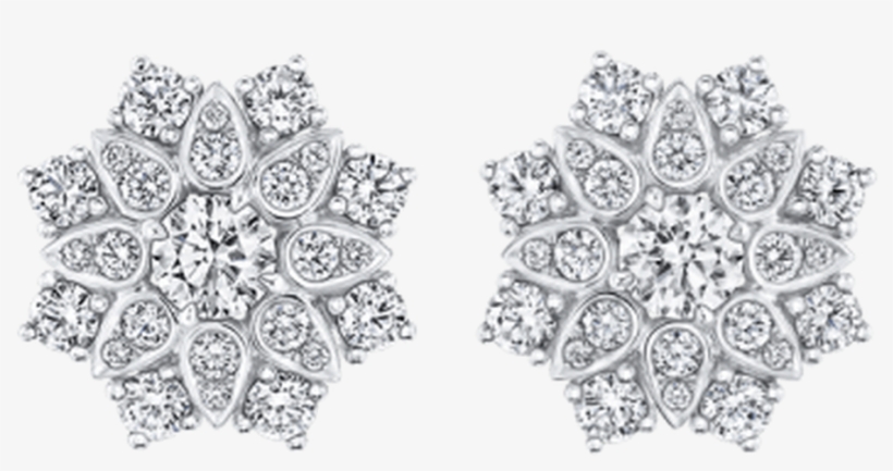Wedding Earrings For Every Bride, Harry Winston "lotus", transparent png download