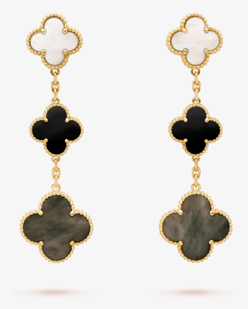 Magic Alhambra Earrings, 3 Motifs,, transparent png download