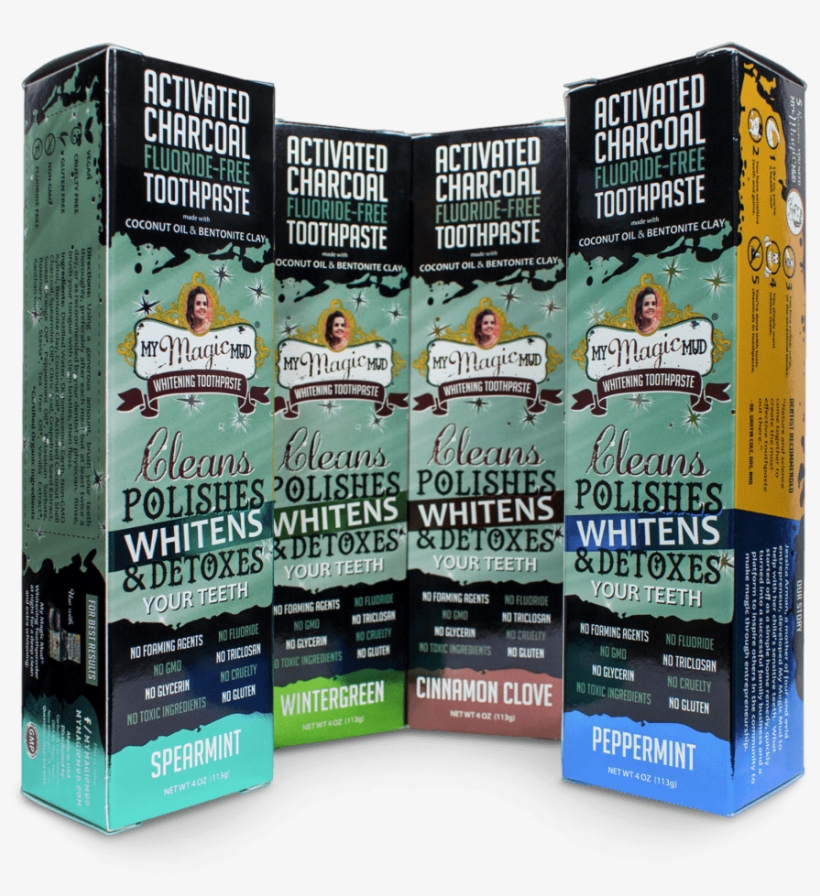 My Magic Mud Activated Charcoal Toothpaste, transparent png download
