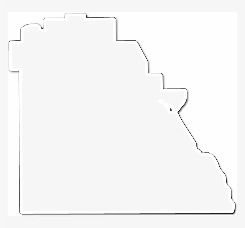 A Map Of Polk With An Outer Shadow Around The Map Area, transparent png download